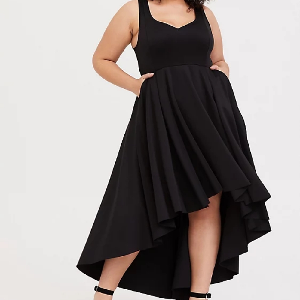 Torrid Hi-Low Scuba Knit Dress